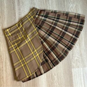 Pleated mini/wrap skirt size 2